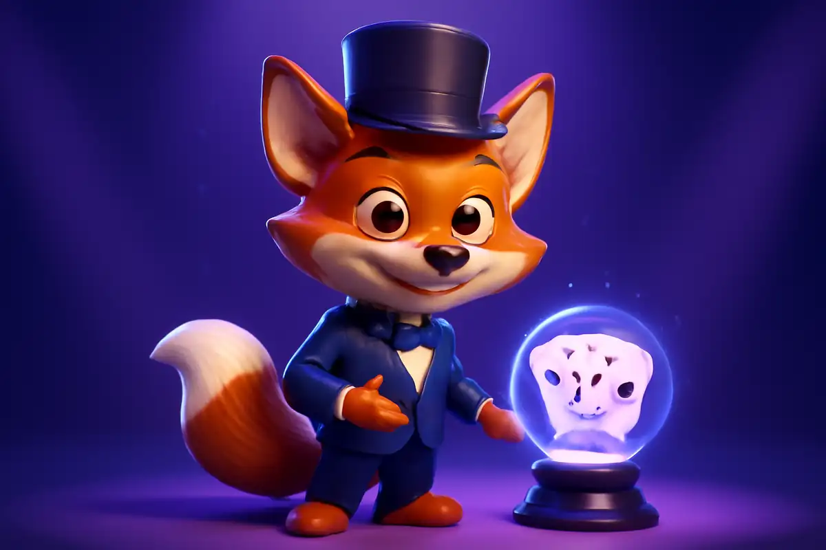 Spinogrino fox mascot